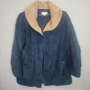 Koolaburra Navy and Tan Women's Cardigan